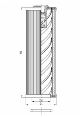 RLR120E20V hydraulic filter element