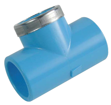 PVR TET2527 PVC female thread tee piece