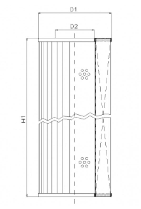 S160T250 hydraulic filter element