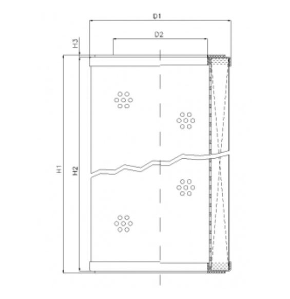 R5100T40V hydraulic filter element