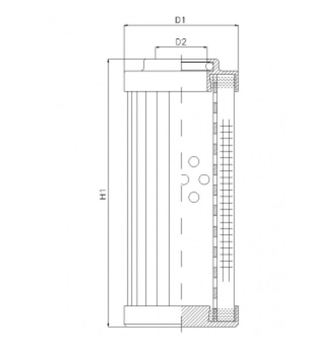 DLD170T25B hydraulic filter element