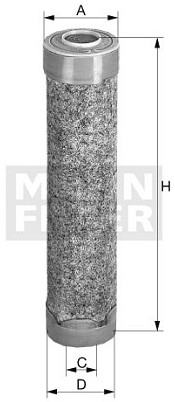 CF 16 001 air filter element (secondary)