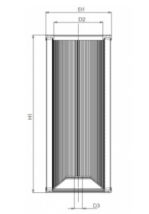 E742G25 hydraulic filter element