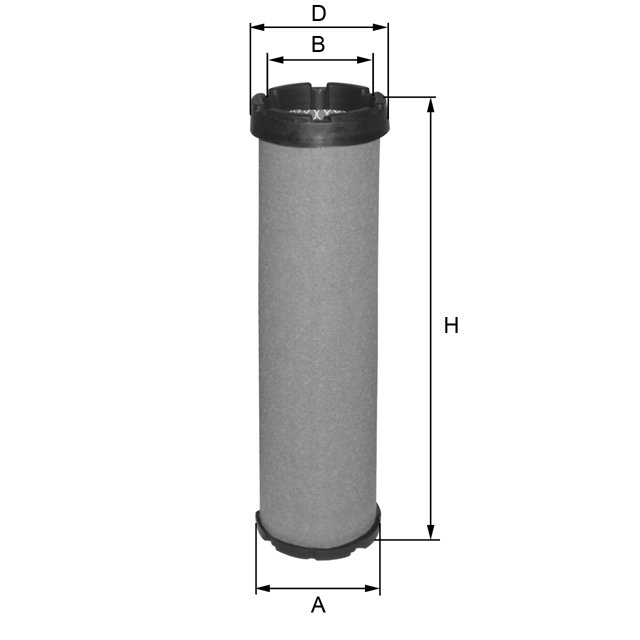 HP2661 air filter element (secondary)