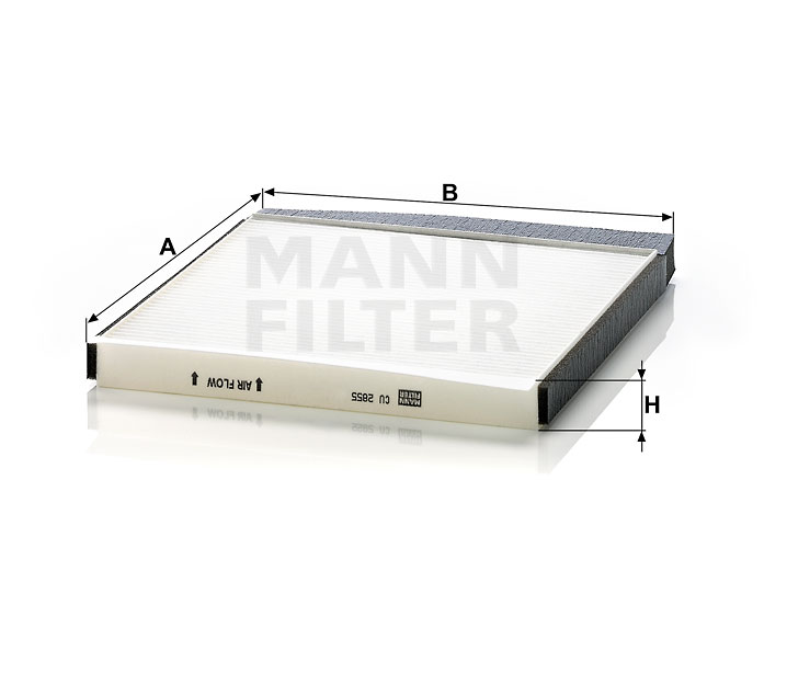 CU 2855 cabin air filter element