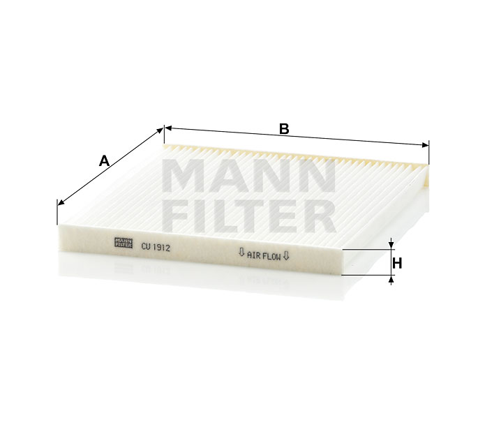 CU 1912 cabin air filter element