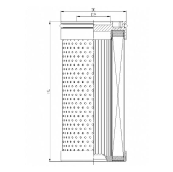U112G01V/ESD hydraulic filter element