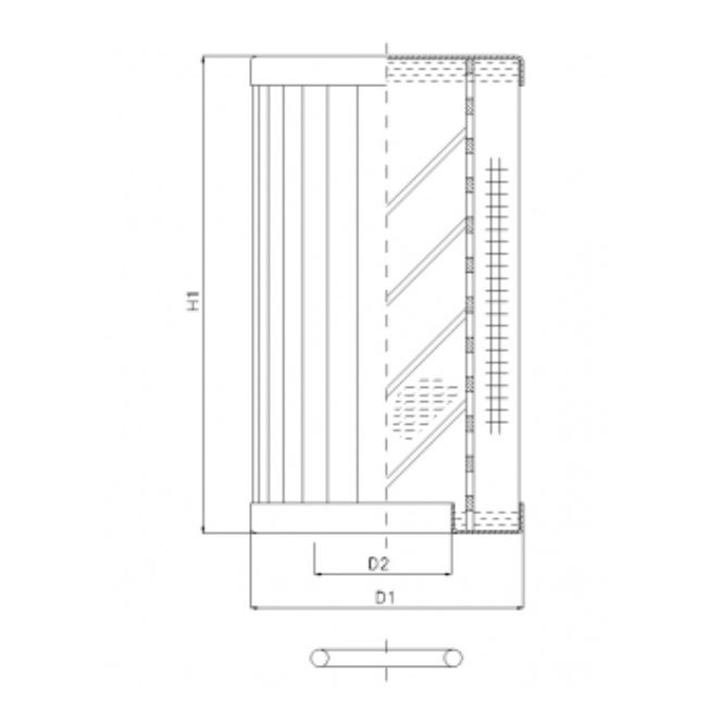 RLR425B130B/5 hydraulic filter element