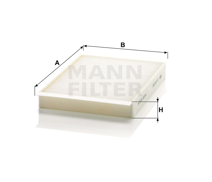 CU 25 002 cabin air filter element