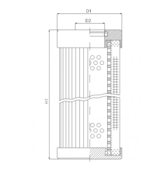 D112T60B hydraulic filter element