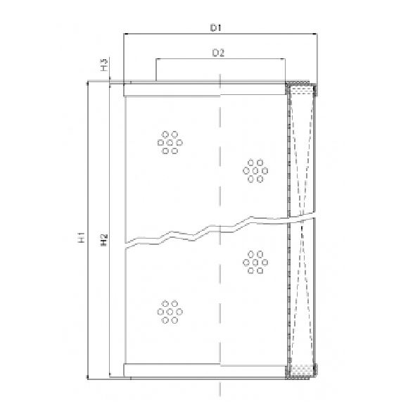 R5101T40 hydraulic filter element