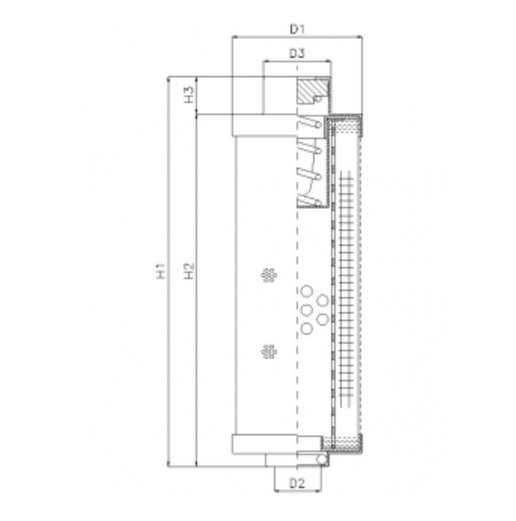 RHR30G10B/5 hydraulic filter element