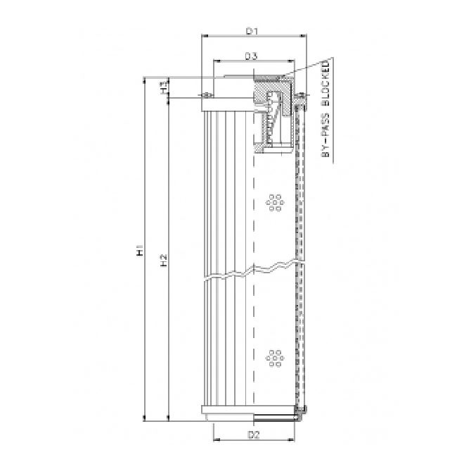 RHR330B25B/5 hydraulic filter element