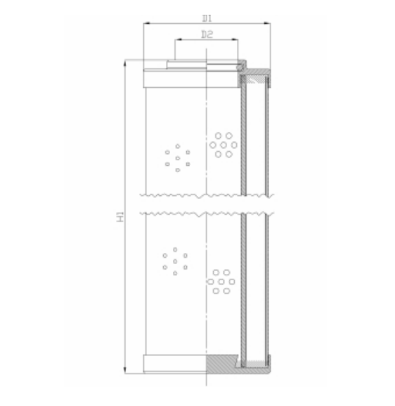 DHD256H05B hydraulic filter element