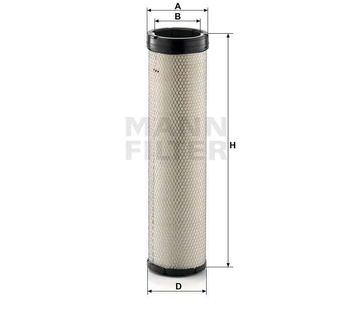 CF 1570 air filter element (secondary)