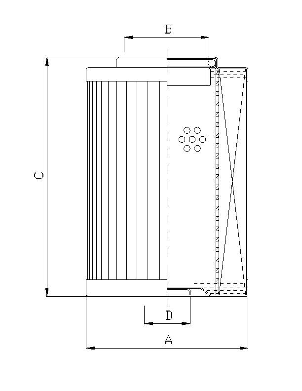 D932G06A hydraulic filter element