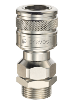 ELS 090154 straight-through male thread coupler