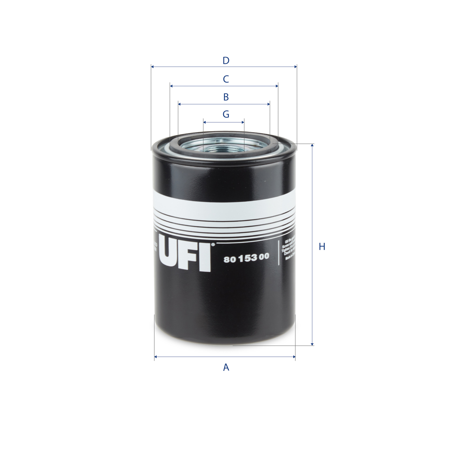 80.153.00 hydraulic filter spin-on