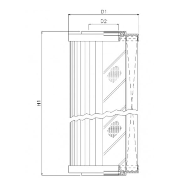 R211G03 hydraulic filter element