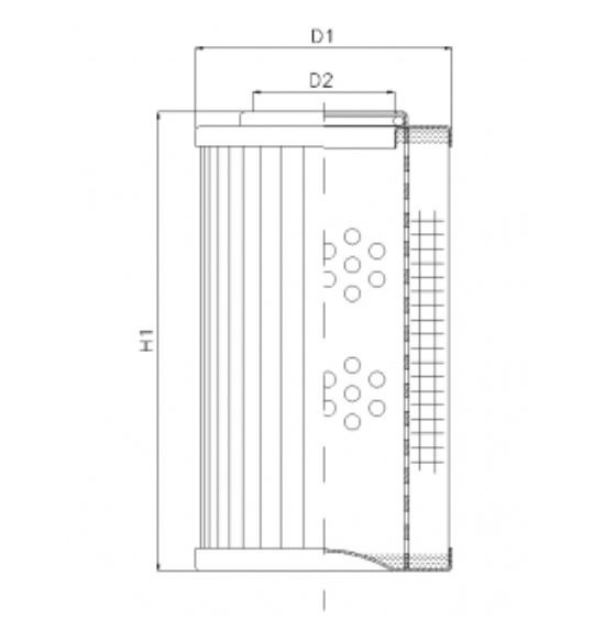 D131T700A hydraulic filter element