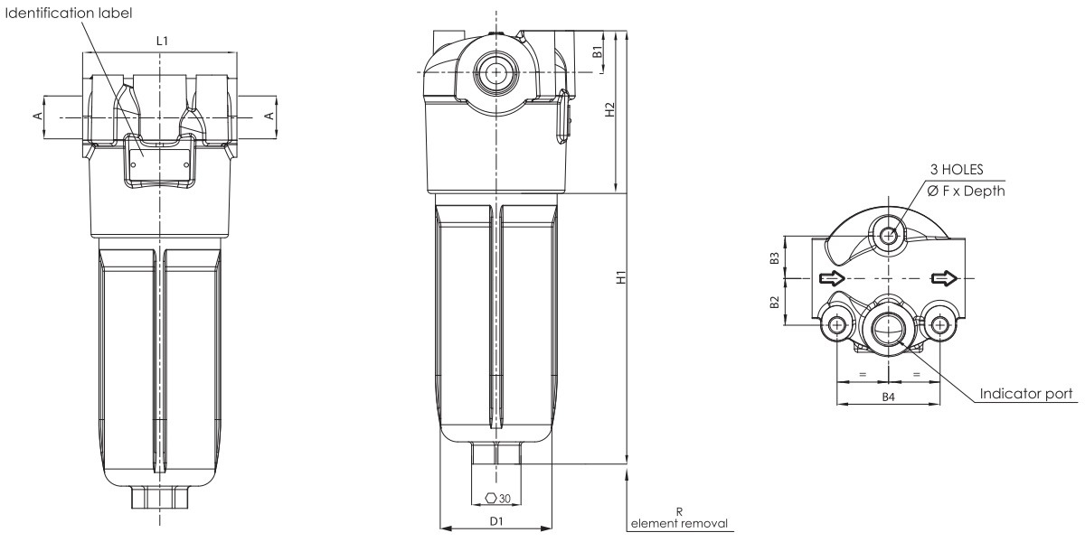 F100XD100G10AVB5DSZ31 replaced by F100XD* construction kit