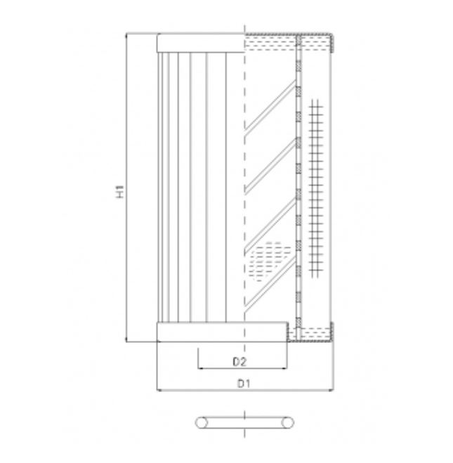 RLR320B130B/5 hydraulic filter element