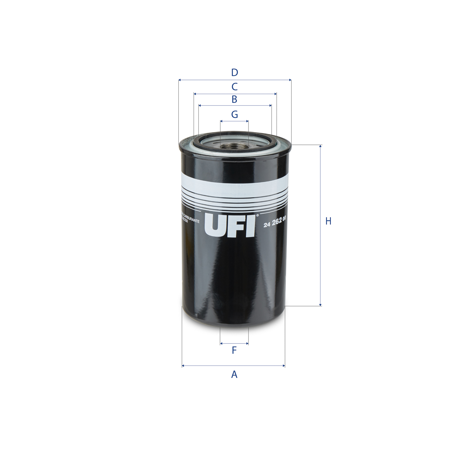 24.262.00 fuel filter spin-on