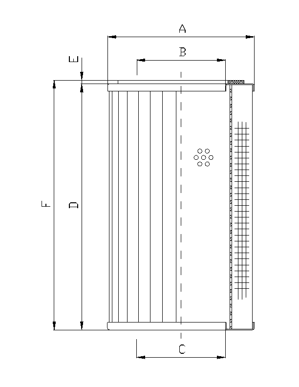 WT1121 hydraulic filter element