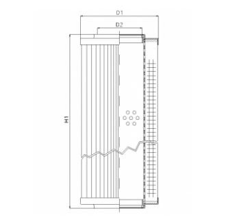 RVR12000E03V hydraulic filter element