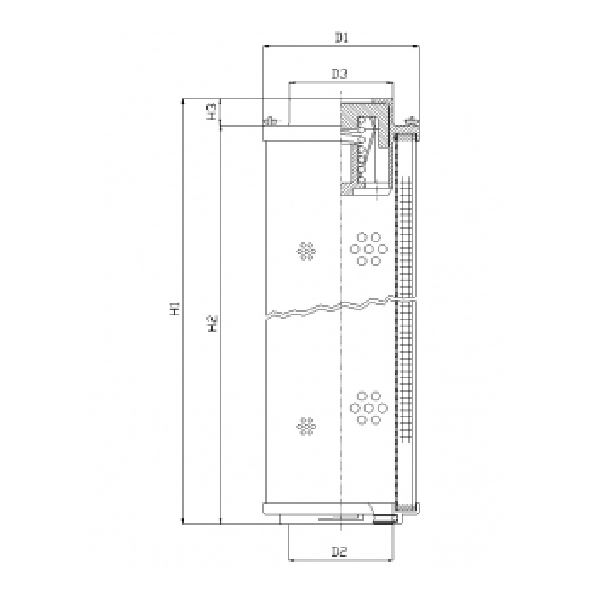 RHR240S25V hydraulic filter element