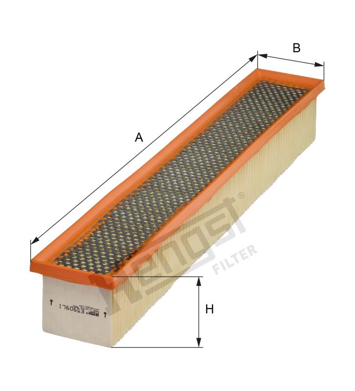 E5909LI cabin air filter element