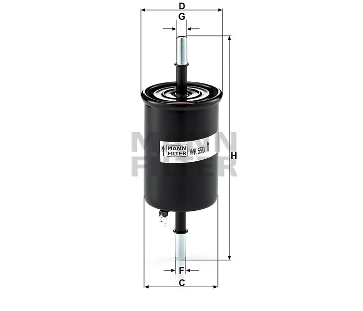 WK 55/3 fuel filter