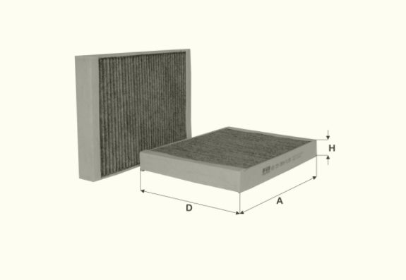 HCK7231 cabin air filter element