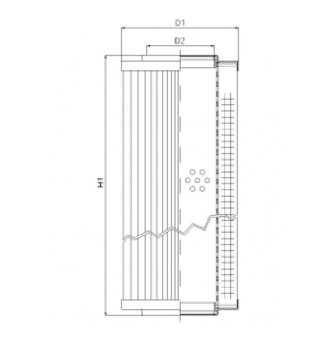 RVR10095E10V hydraulic filter element