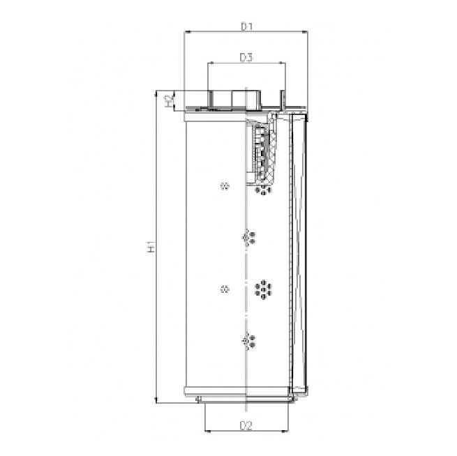 RHR850G05B3/AB1 hydraulic filter element