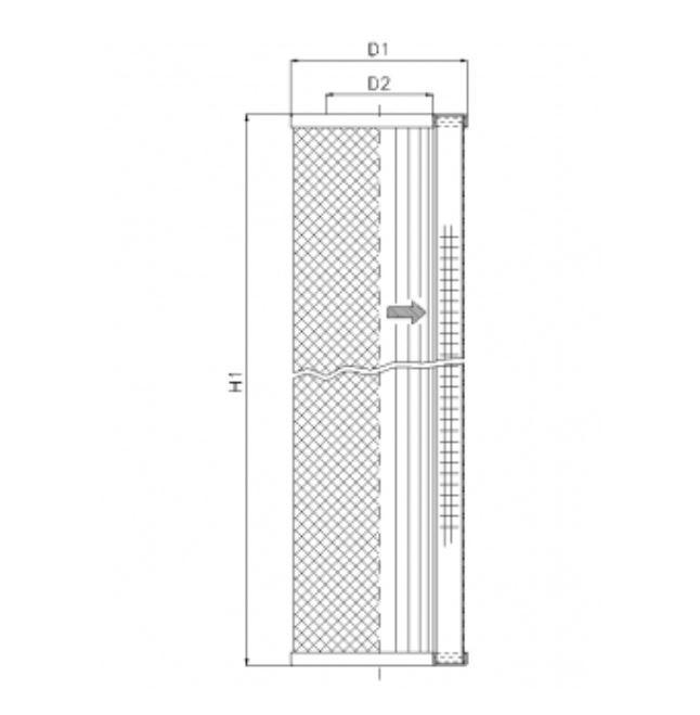S235T600 hydraulic filter element