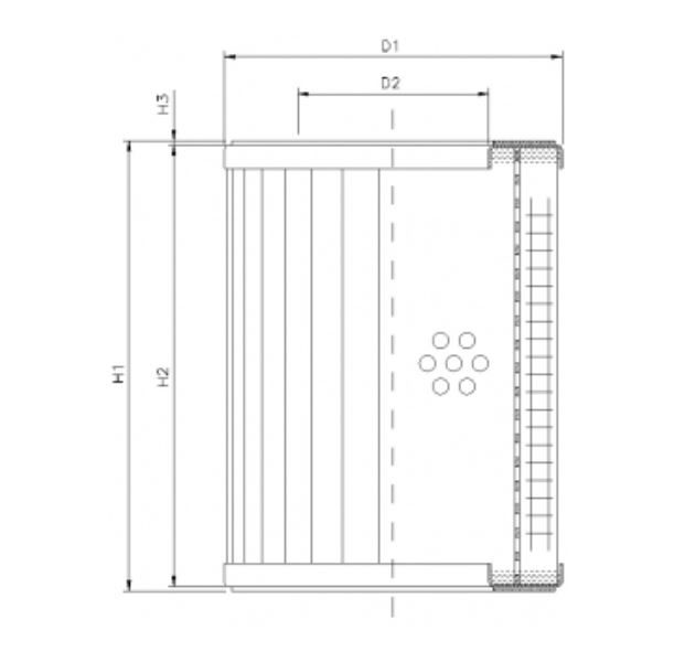 DMD070L20B hydraulic filter element
