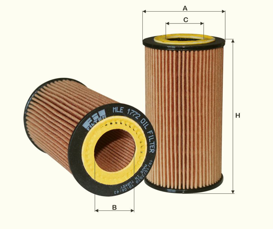 MLE1772 oil filter element