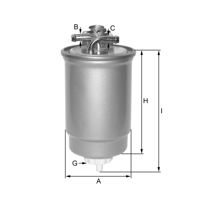 ZP05/6F fuel filter in-line