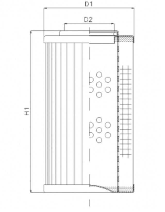 WT1303 hydraulic filter element