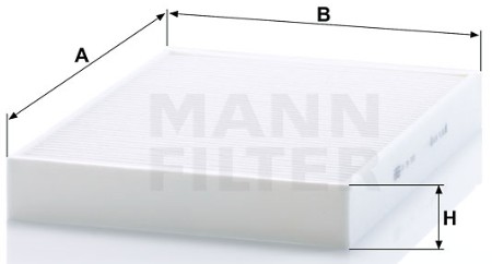 CU 34 003 cabin air filter element