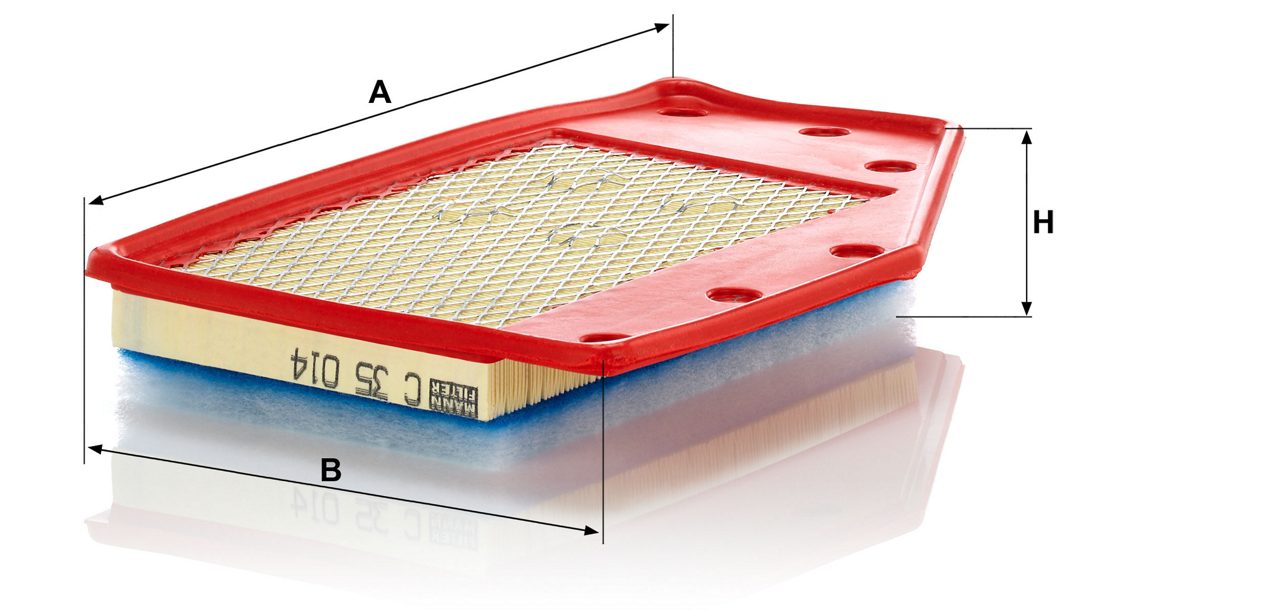 C 35 014 air filter element