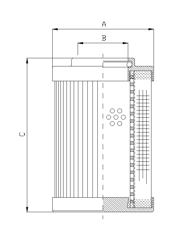 DHD160W200V hydraulic filter element