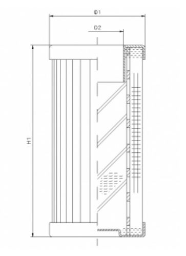 WT1432 hydraulic filter element