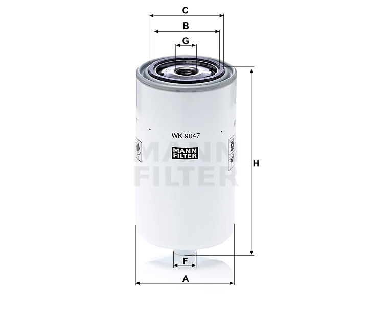 WK 9047 fuel filter spin-on