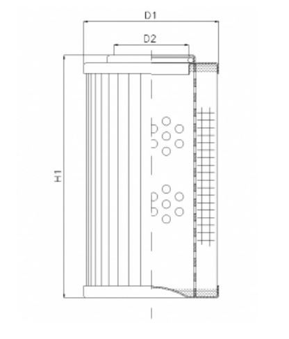 WG181 hydraulic filter element