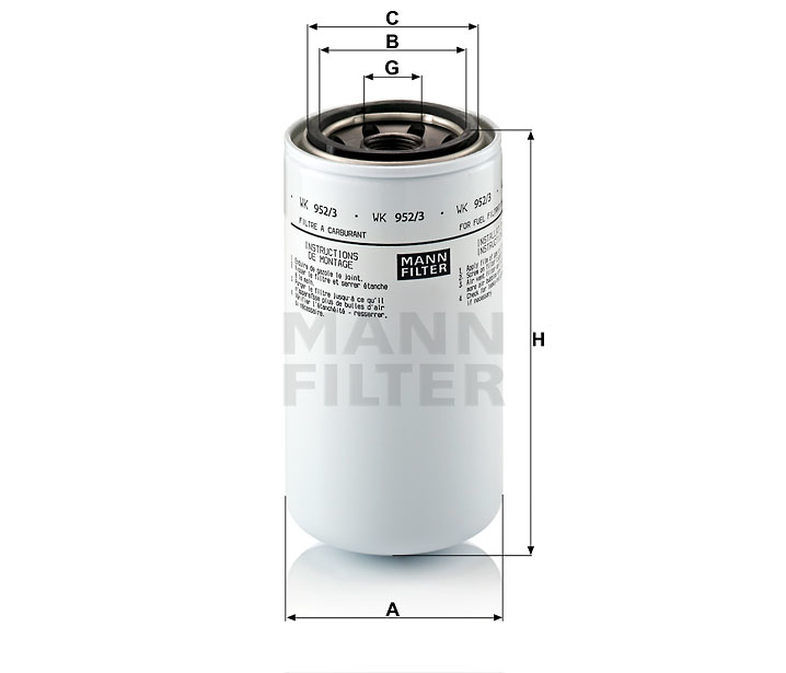 WK 952/3 fuel filter