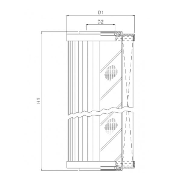 R210G06 hydraulic filter element