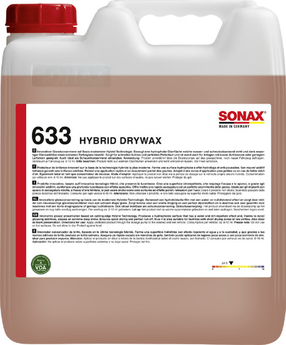 SONAX Hybrid DryWax - 10 L