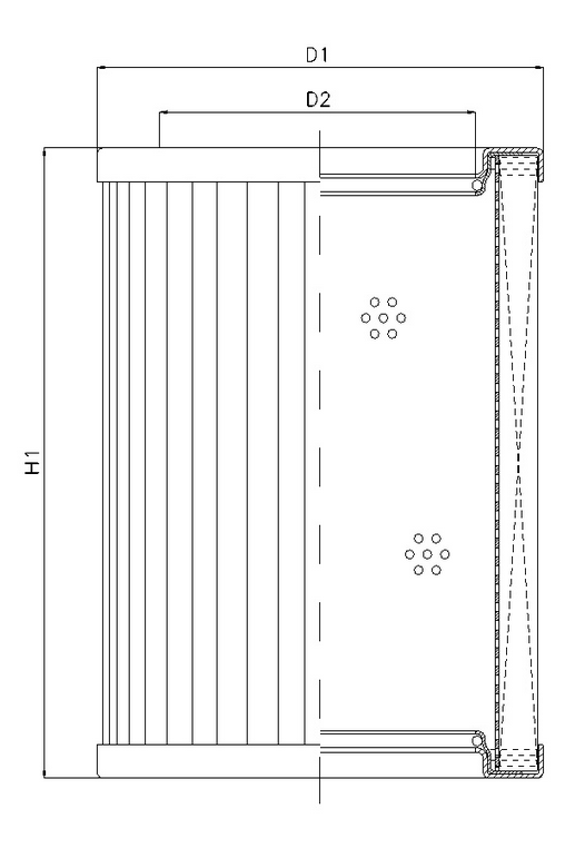 R440G03V hydraulic filter element